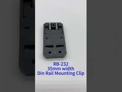 Plastic Din Rail Mounting Holder Spring Loaded DIN35 Bracket DRC-232 35mm Width