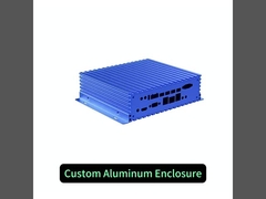 Custom Aluminum Extrusion Enclosures Housing With Heatsink Fins for Industrial Electronics