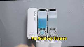300ml Disposable Bag Type 3 Head Wall Mounted Soap Dispenser For Lotion Shampoo