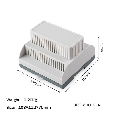 108*112*75mm Fireproof Din Rail Enclosure For Industry Instrument Enclosure Control Box