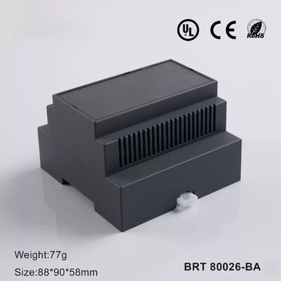 5 Module DIN Rail Enclosure for PCB & Electronics DIN Rail Box In UL 94 V0 Material