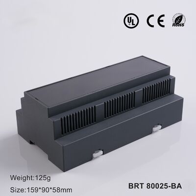DIN Rail Enclosure 159*90*58mm 9 Module DIN Rail Box For Industrial Control & Power Supply