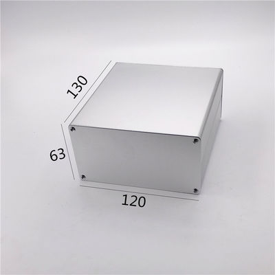 120*63*130mm Sandblasting Squre Aluminium Extrusion Enclosure With PCB Slot