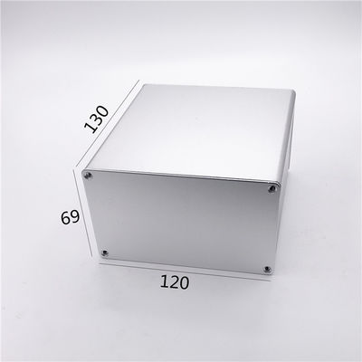 120*69*130mm  Squre Aluminium Extrusion Electronic Project Enclosure With PCB Slot