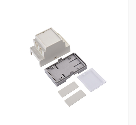 Din Rail Abs Cabinet DIY Circuit Board Outlet Switch Enclosure Fireproof 53*87*60mm