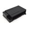 Black Plastic PLC Din Rail Enclosures 179*100*48mm For Relay PCB Electronics Housing