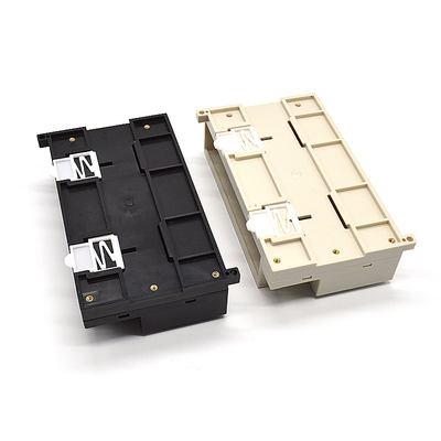 Black Plastic PLC Din Rail Enclosures 179*100*48mm For Relay PCB Electronics Housing