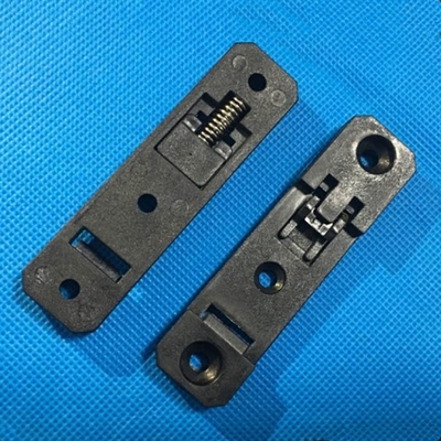 RB-233 Plastic Nylon Spring Loaded Din Standard Rail Mounting Clip Black 20mm Width