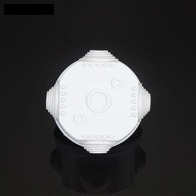 50x50mm ABS Electronic Junction Box Hole With Rubber Stopper Sealed Box Dustproof