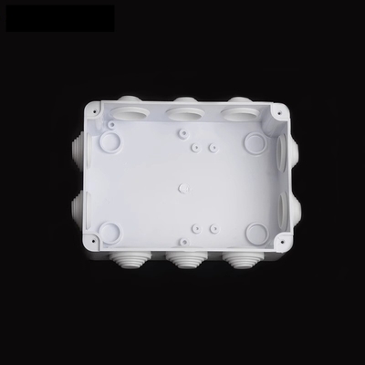 10 Entry Holes Rectangular Junction Box Electrical Knockout Boxes 150X110X70mm