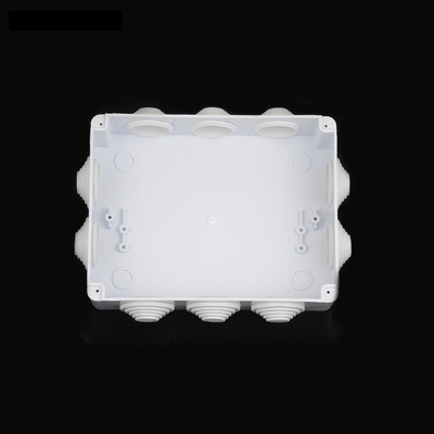 200x155x80mm Plastic Enclosure Sealed Knockout Waterproof Junction Box With Stopper