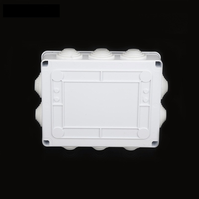 200x155x80mm Plastic Enclosure Sealed Knockout Waterproof Junction Box With Stopper