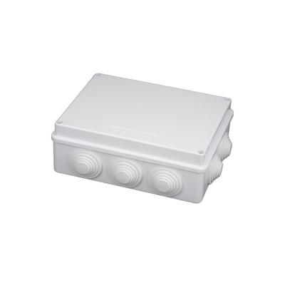 200x155x80mm Plastic Enclosure Sealed Knockout Waterproof Junction Box With Stopper