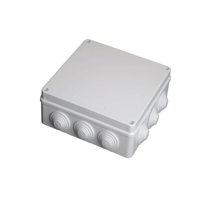 200x200x80mm 12 Entry Holes IP65 Abs Waterproof Junction Box With PVC Stoppers