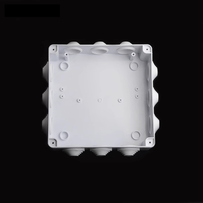 200x200x80mm 12 Entry Holes IP65 Abs Waterproof Junction Box With PVC Stoppers