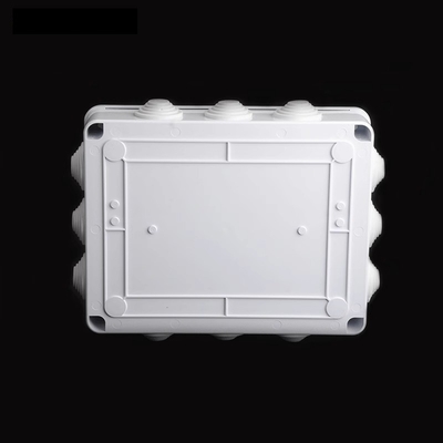 ABS Plastic Waterproof Adaptable Junction Box With Knockouts Entry Holes 255x200x80mm