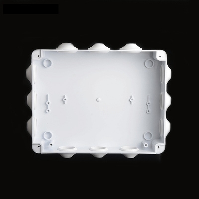 ABS Plastic Waterproof Adaptable Junction Box With Knockouts Entry Holes 255x200x80mm