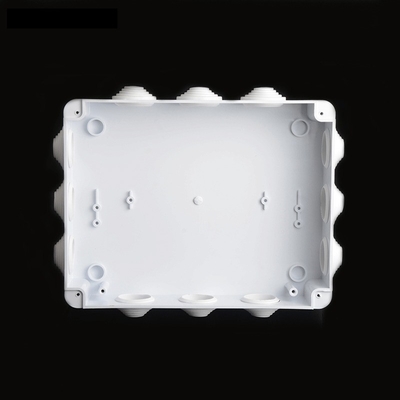 ABS Plastic Waterproof Adaptable Junction Box With Knockouts Entry Holes 255x200x80mm