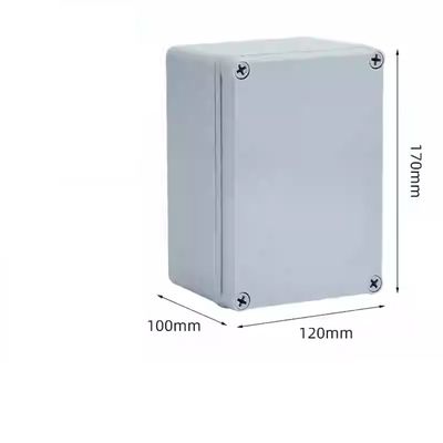Black Color Plastic Screws IP66 Plastic Weatherproof Junction Box 170*120*100mm