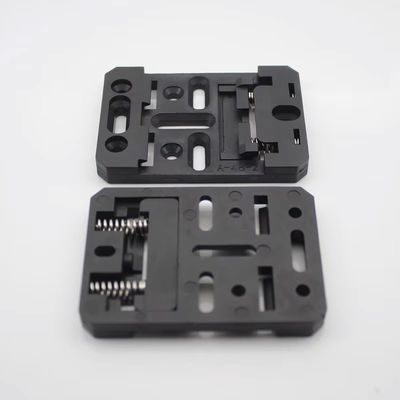 48mm Width Universal DIN Rail Mounting Clip Snap in Din-Rail Mounting Bracket DIN Rail Fixed Clamp Aluminum Alloy Solid State Relay Clip for 35mm Din Rail Slotted
