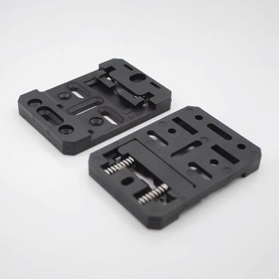 48mm Width Universal DIN Rail Mounting Clip Snap in Din-Rail Mounting Bracket DIN Rail Fixed Clamp Aluminum Alloy Solid State Relay Clip for 35mm Din Rail Slotted