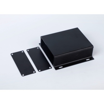 82*28*100mm Black Aluminum Heatsink Enclosure For Electronic Project Box With Wall-mount