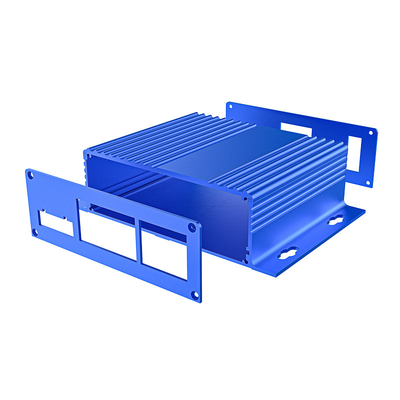 118*41*150mm Aluminum Heat Sink Case Split Body Enclosure For Switch Network