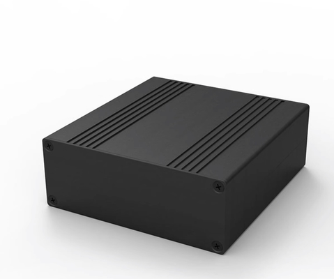 106*40*110mm Brushed Black Aluminum Heatsink Case For Width100mm PCB Project Box