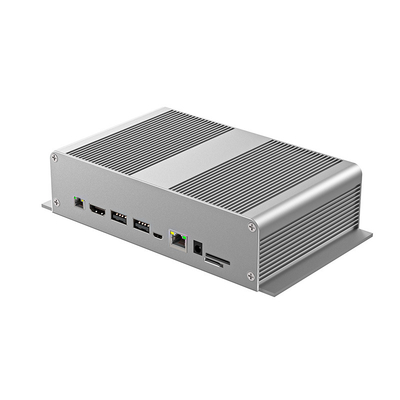 204x48x150mm Extruded Large Aluminum Enclosure With Heatsink Sides In Black Silver Color