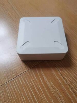 Square Plastic box for Network Enclosure 81*81*30mm Desktop Router Case For IOT with Venting