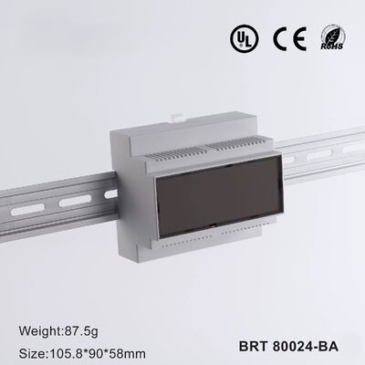6 Module DIN Rail Enclosure White DIN Rail Housing PLC Industrial Control Box