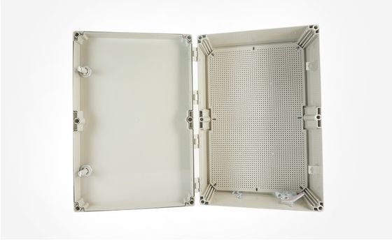 600x400x195mm Universal Electrical Hinged Plastic Enclosures