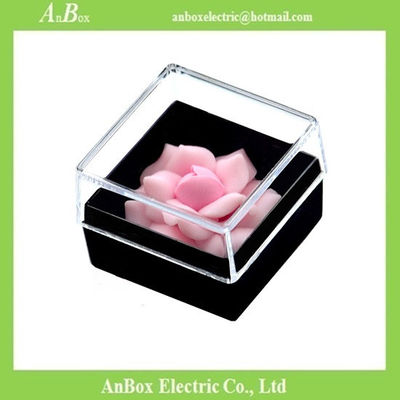 16*16*1cm Poly Styrene Transparent Plastic Box With Cover