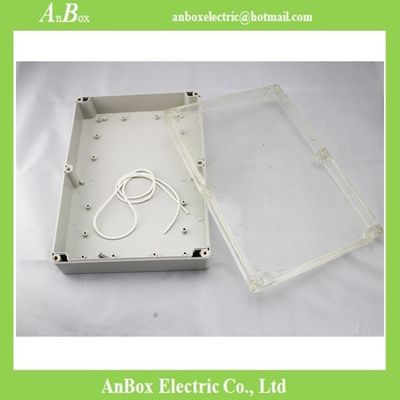 Sealed 263*182*60mm Ip65 Plastic Enclosures With Clear Lid