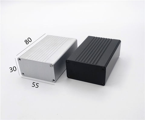 M2.5*8 Screws 55*30*80mm Extruded Aluminum Enclosure