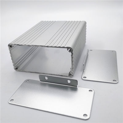 98*48*120mm Extruded Aluminum Enclosure With Flange End Plate