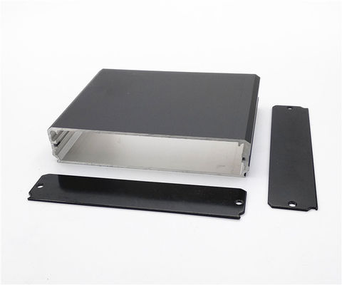 Low MOQ Anodized Silver 105*22*80/130mm Extruded Aluminum Case for Electrical