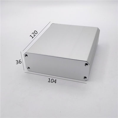 104*36*120mm Custom Extruded Aluminum Case In White