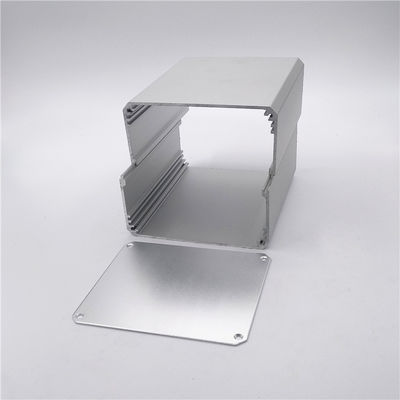 104*90*120mm Sandblasting Aluminum Square Tubing Extruded Enclosures For Electronics