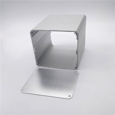 104*90*120mm Sandblasting Aluminum Square Tubing Extruded Enclosures For Electronics