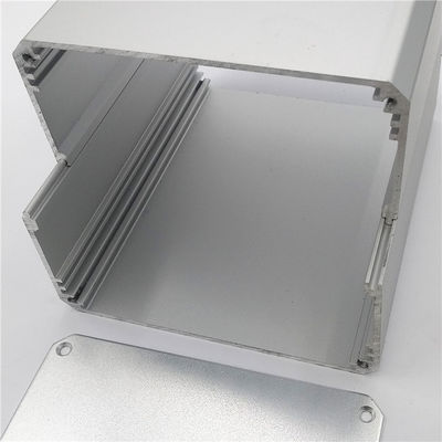 104*90*120mm Sandblasting Aluminum Square Tubing Extruded Enclosures For Electronics