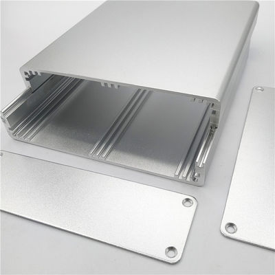 120*35*130mm Sandblasting Squre Extruded Aluminium Electronic Enclosures