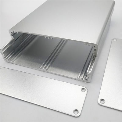 120*35*130mm Sandblasting Squre Extruded Aluminium Electronic Enclosures