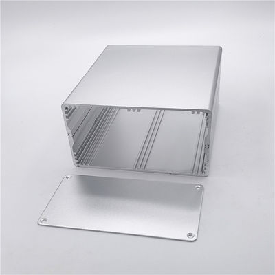 120*63*130mm Sandblasting Squre Aluminium Extrusion Enclosure With PCB Slot