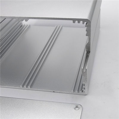 120*63*130mm Sandblasting Squre Aluminium Extrusion Enclosure With PCB Slot