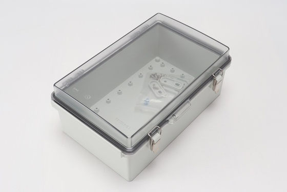 Junction Box Abs Hinged Plastic Enclosures For OT Sensors 300x200x130mm