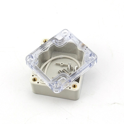 63*58*35mm Transparent PC Electrical Junction Box With Clear Lid