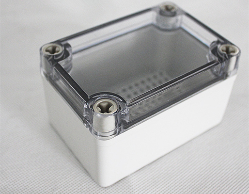 PCB IP65 Waterproof Electrical Connection Box 95*65*55mm With Plastic Screws