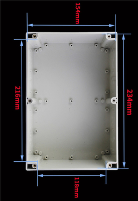 ABS Box Electrical Terminal Wiring Connect Junction Box IP65 Waterproof 240x160x90mm