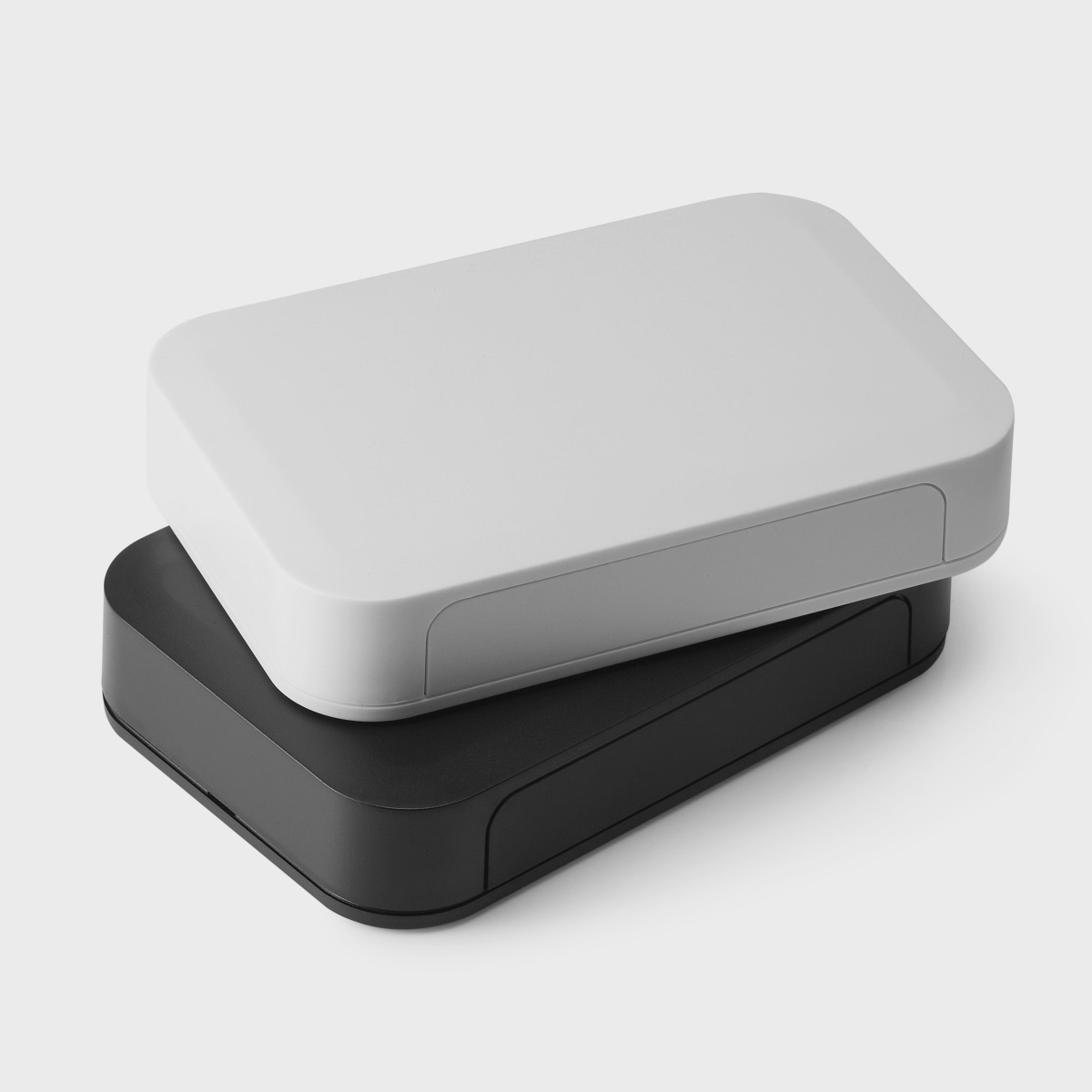 White 150*100*28mm Sleek ABS Plastic Vented Router Enclosure Modem ...